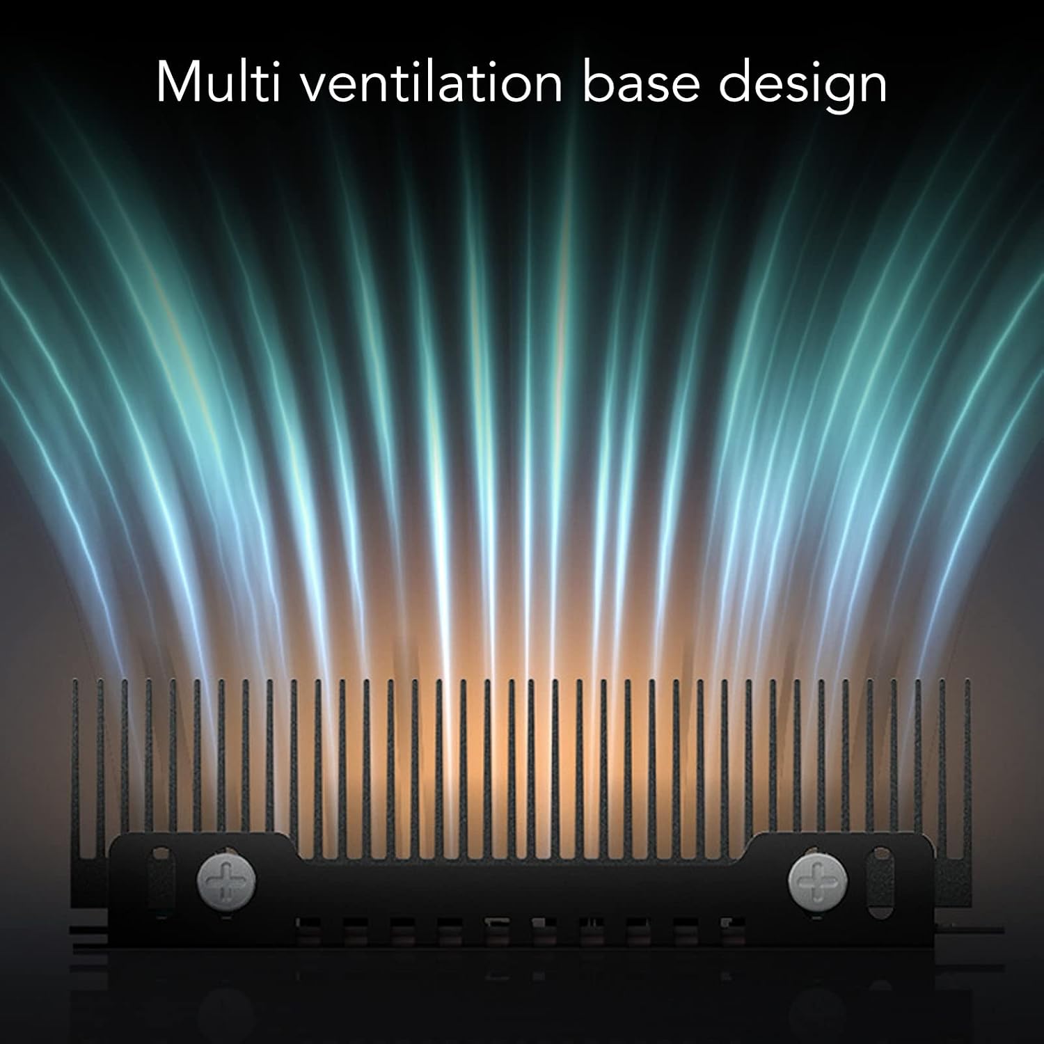 M.2 SSD Heatsink, Ultra Thin Aluminum Cooler with 38 Fins