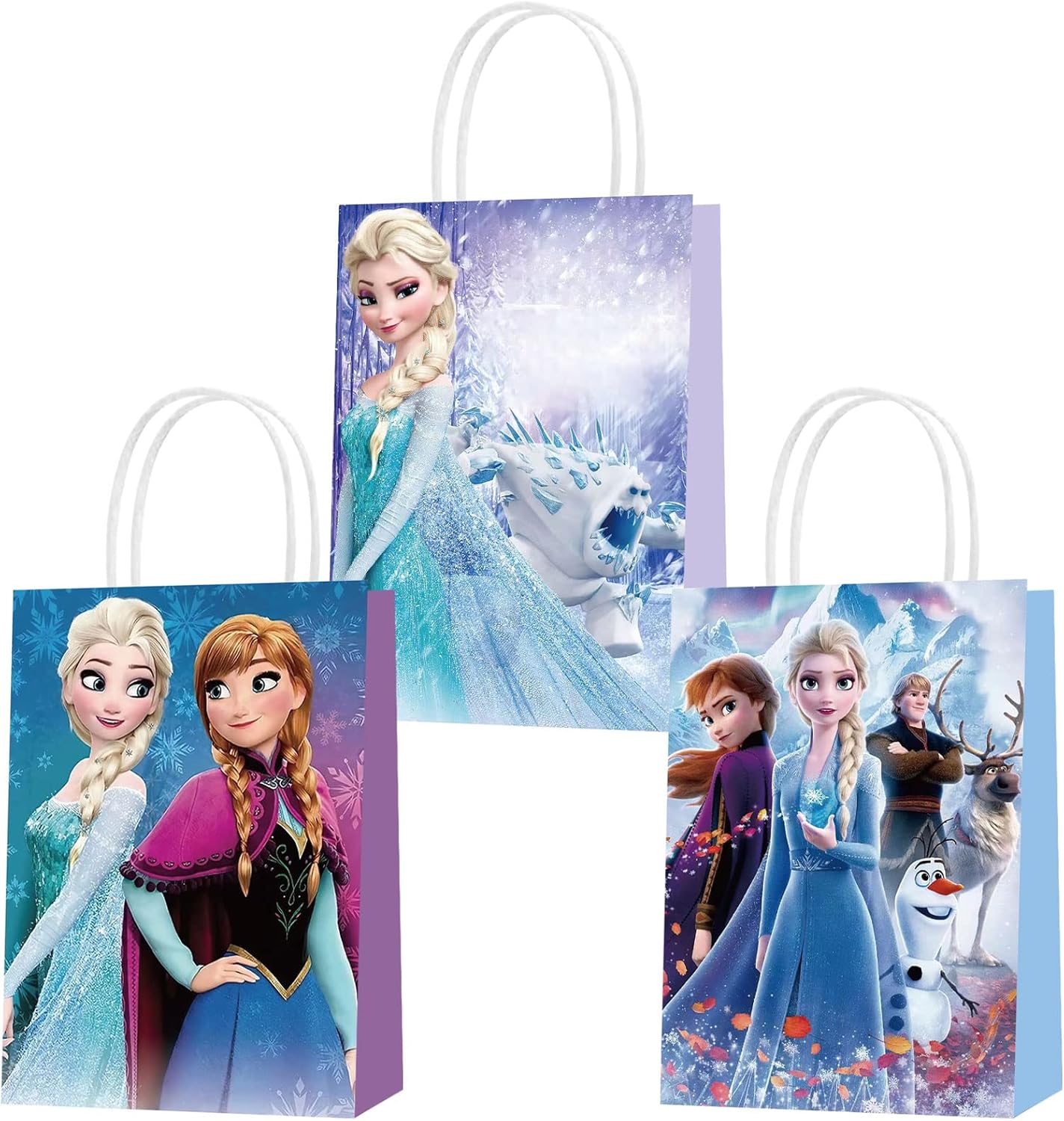 15 Pcs Frozen Party Bags,Princess Elsa 