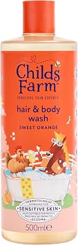 Childs Farm Organik Tatlı Portakal Özlü Çocuk Saç ve Vücut Şampuanı 500ml