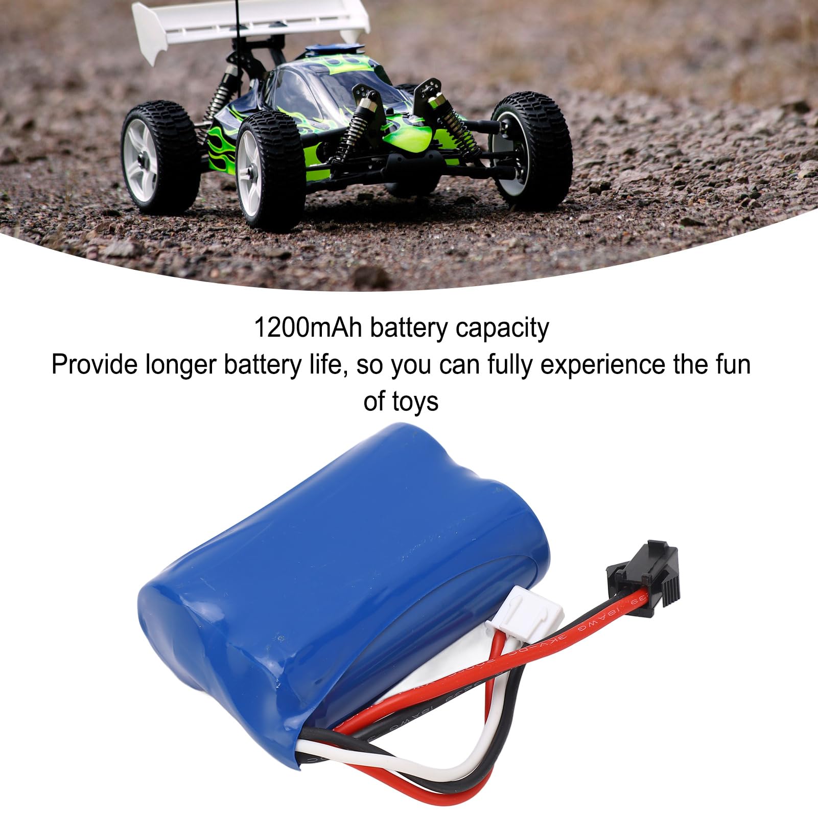 Batterie Au Lithium De Voiture Télécommandée 7.4V 3000Mah Rc Car Li Ion