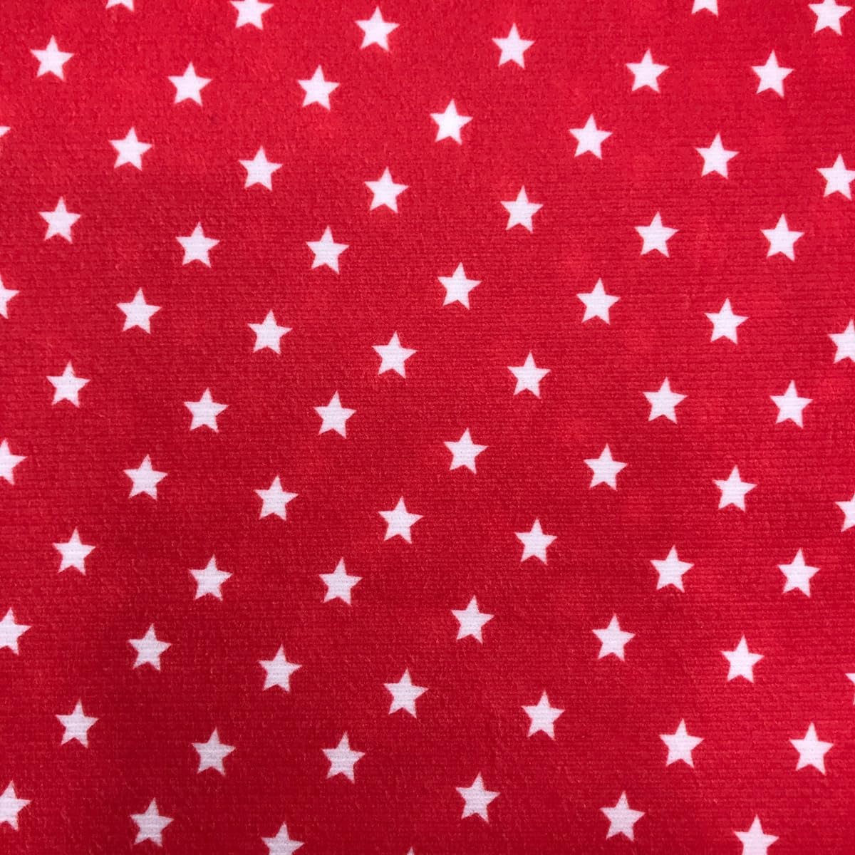67x72 Inch Patriotic Fabric: White Stars on Navy Blue for 4th of July Decor, Tablecloth, Curtain, Tree Skirt, Blanket and DIY