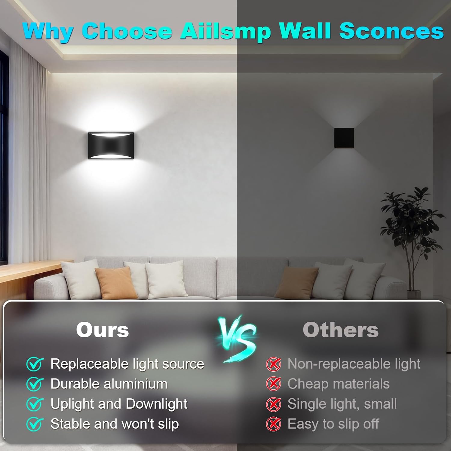 4 Pack Black Modern LED Wall Sconce Hardwired Indoor Wall Lights Up and Down Wall Mount Light for Living Room Bedroom Corridor Hallway Conservatory Cool White 6000K(with G9 Bulbs)