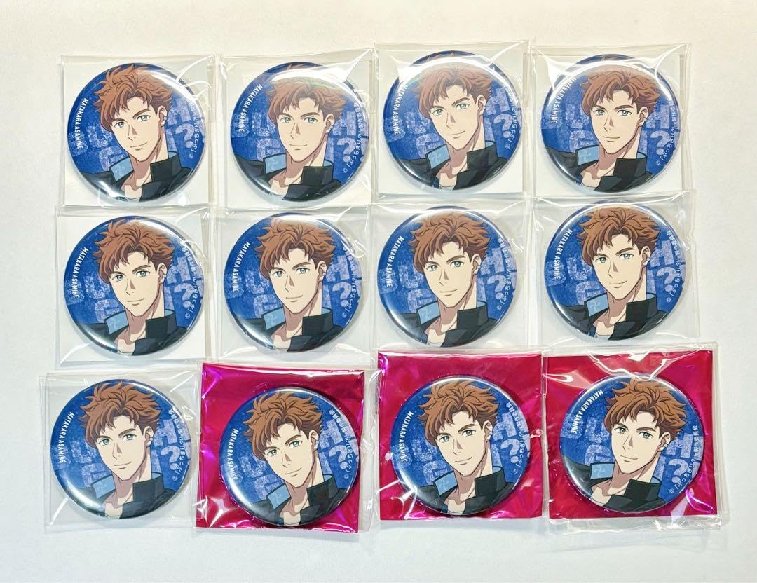 ぶっちぎり？！ ベースヤードトーキョー ロング缶バッジ 灯荒仁 浅観音真宝 TVアニメ『ぶっちぎり?!』POP UP MINI ANIME “GENGA” EXHIBITION