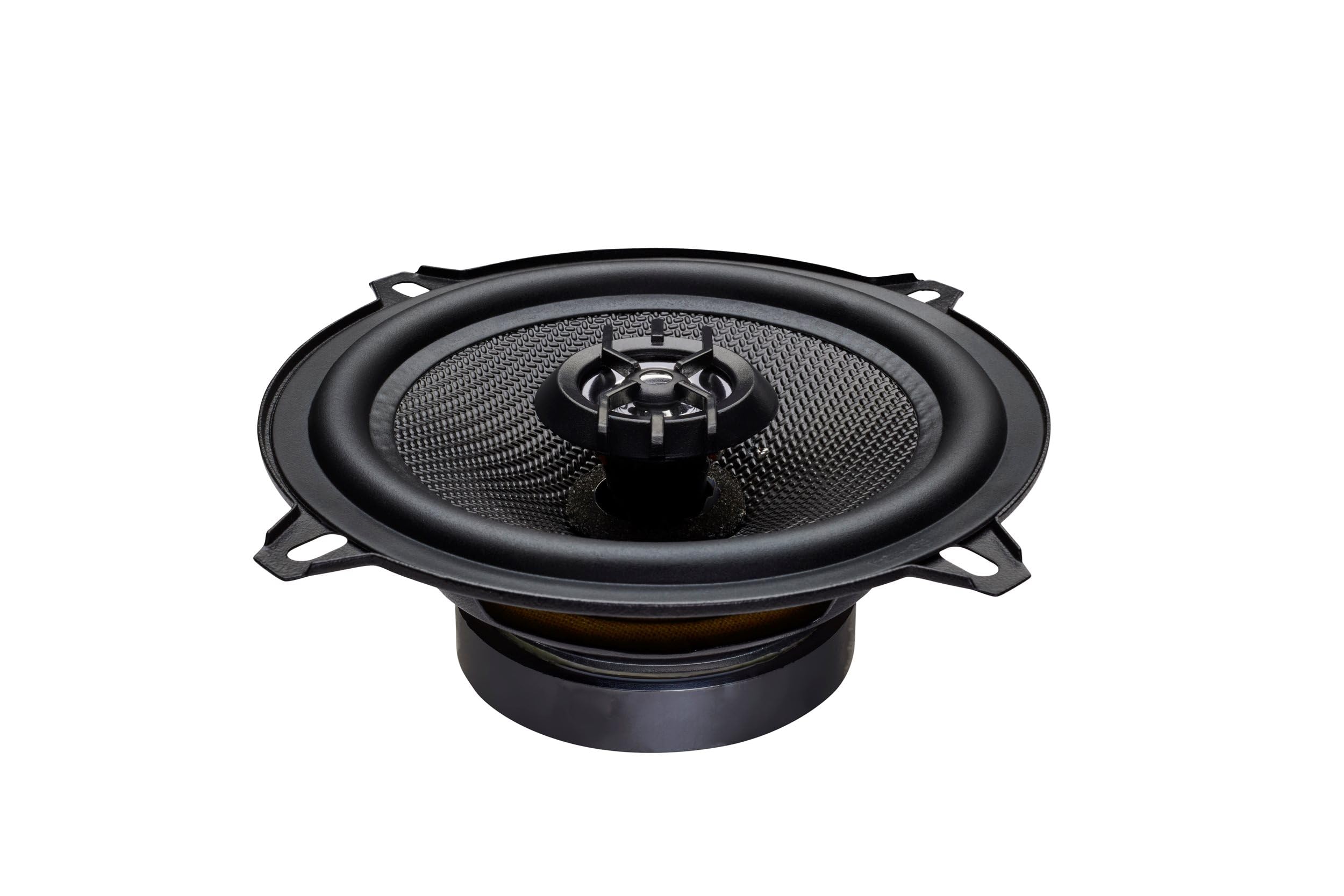 Caliber Haut Parleur Voiture - 2X Enceinte Voiture 100W - Haut Parleur coaxial 3 Voies - Matériel de Montage Inclus - Noir - 13 cm