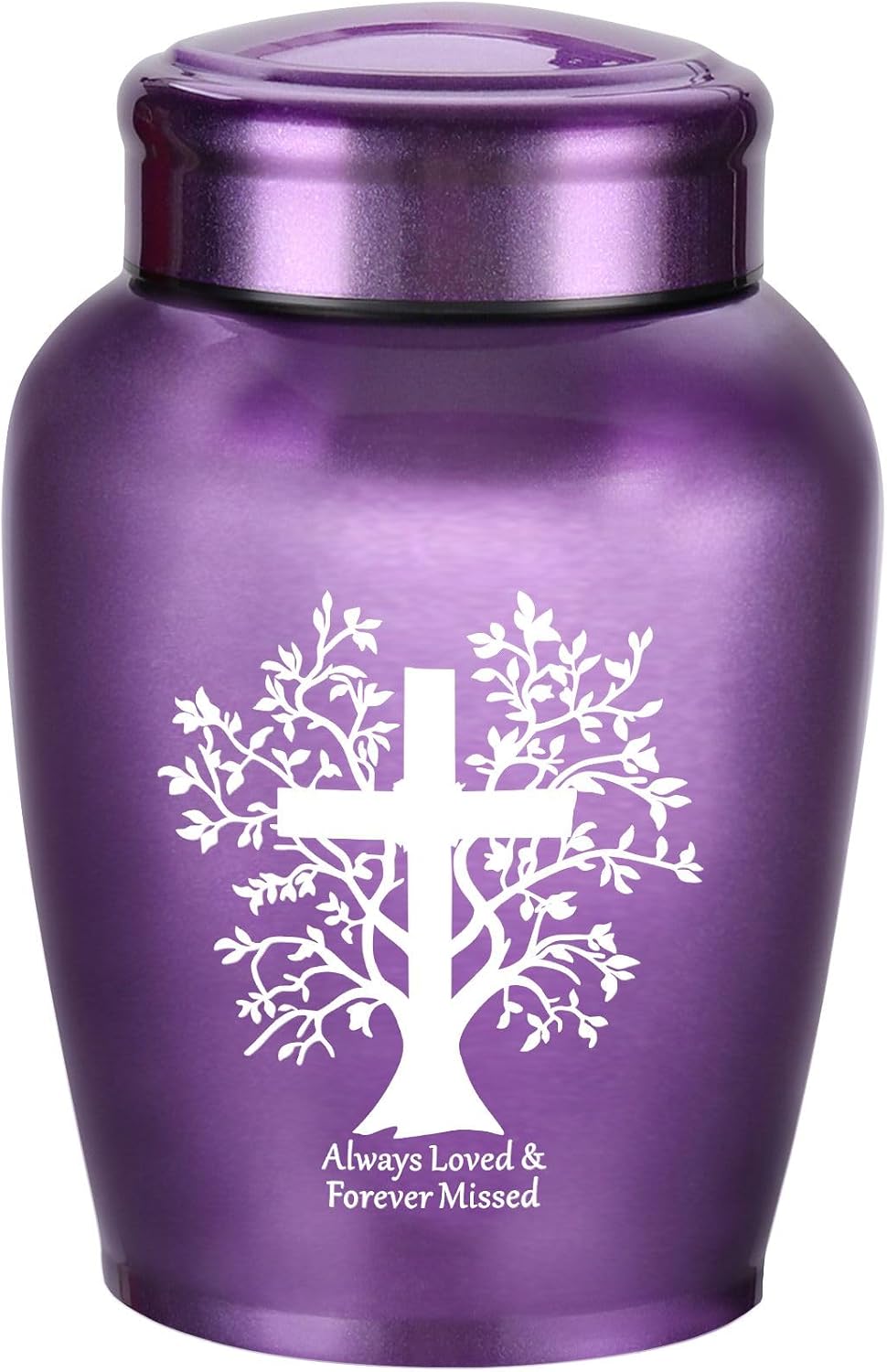 Cremation Urns for Human Ashes Adult - Female Man Women Male Burial Funeral Keepsake Urn Large up to 180 lbs (Purple, 180, Pounds)