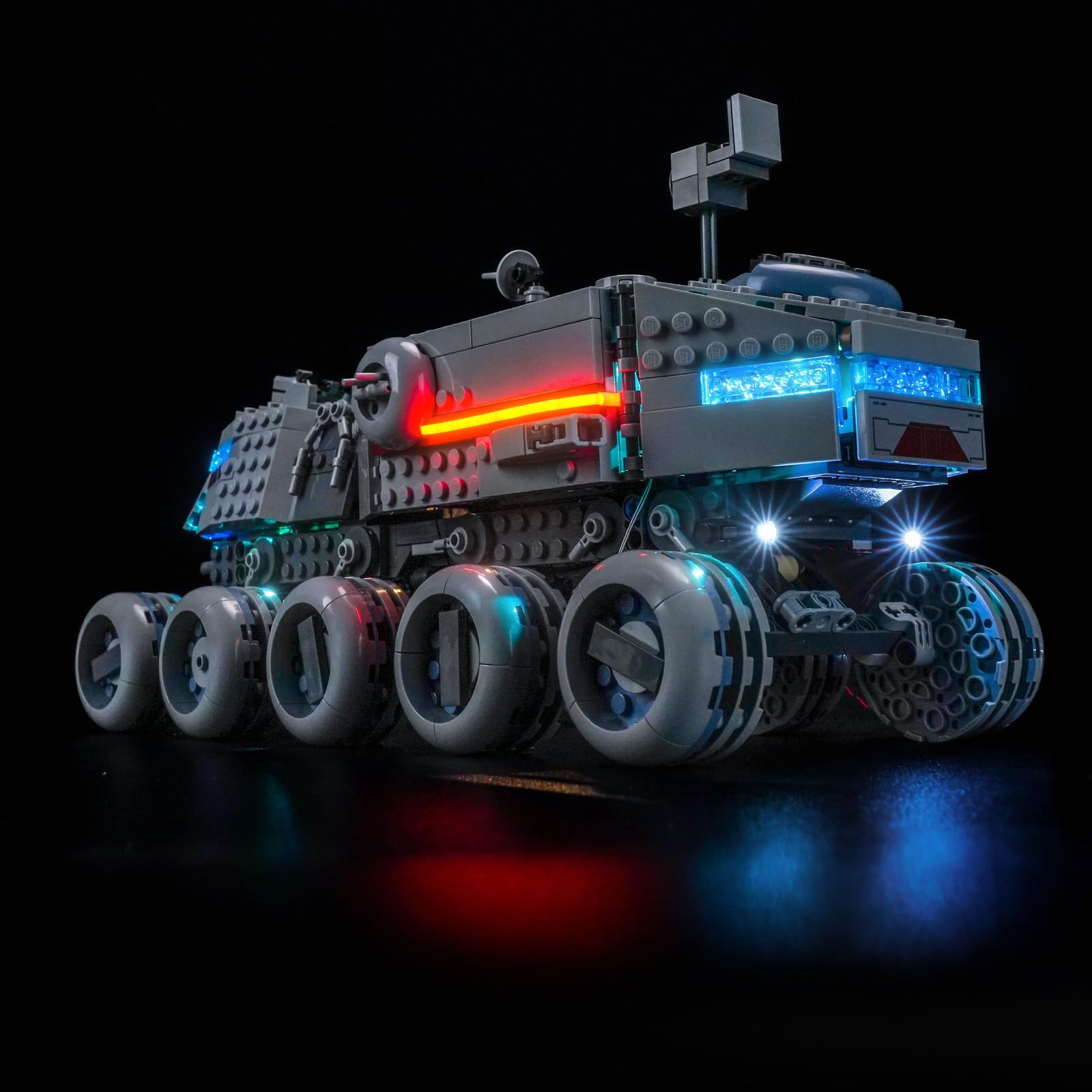 LocoLee Led Light Set Compatible with Lego 75413 Republic Juggernaut Led Decoration Lighting Kit Compatible with Lego 75413 Building Blocks Model,Only Lights Set,No Model - Image 2