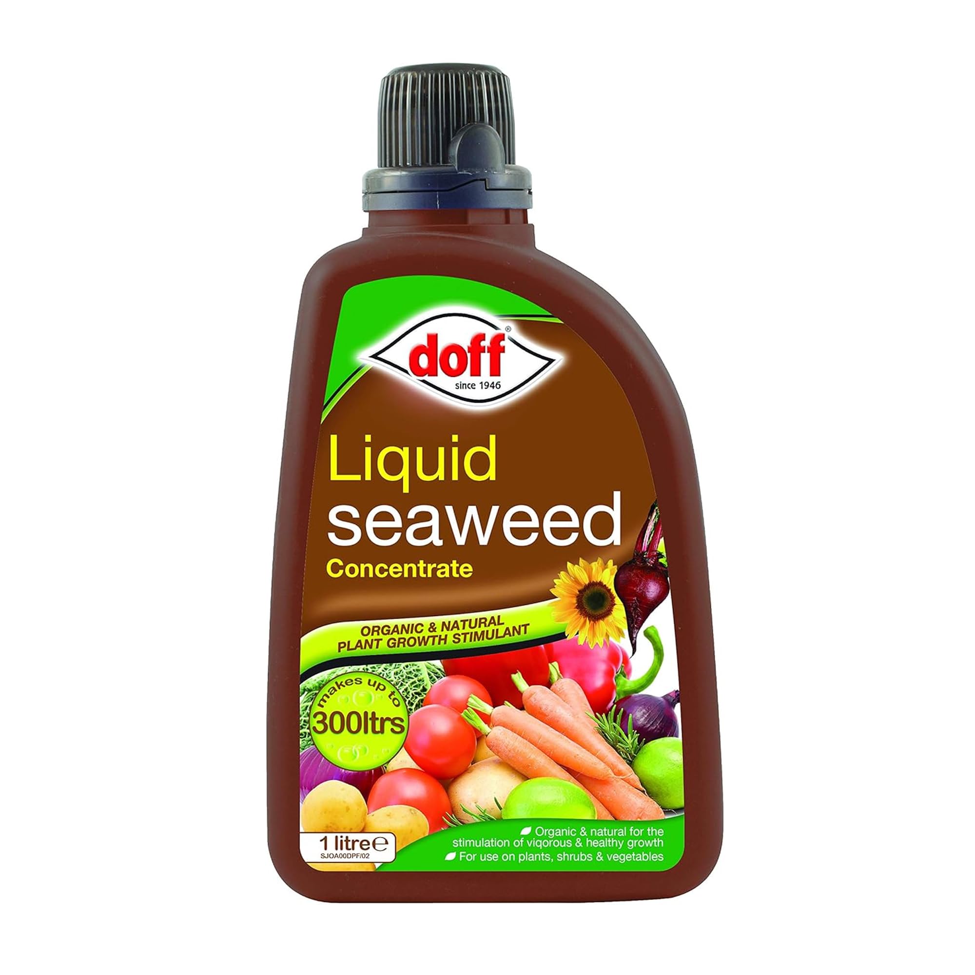 1L Liquid Seaweed Concentrate Liquid Plant Feed Fertiliser Concentrate Garden Plant Food for Healthy Growth Indoor Outdoor Plants Nutrient Solution