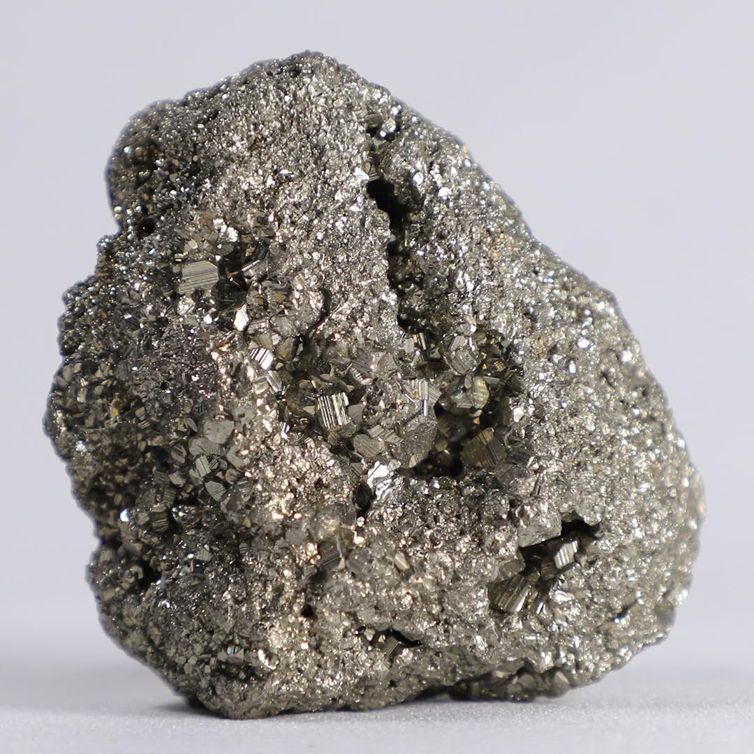 Pyrite Raw Stone for Home Decor, Meditation, Chakra Healing - Decorative Cluster 45 to 95 Grams 1 Piece
