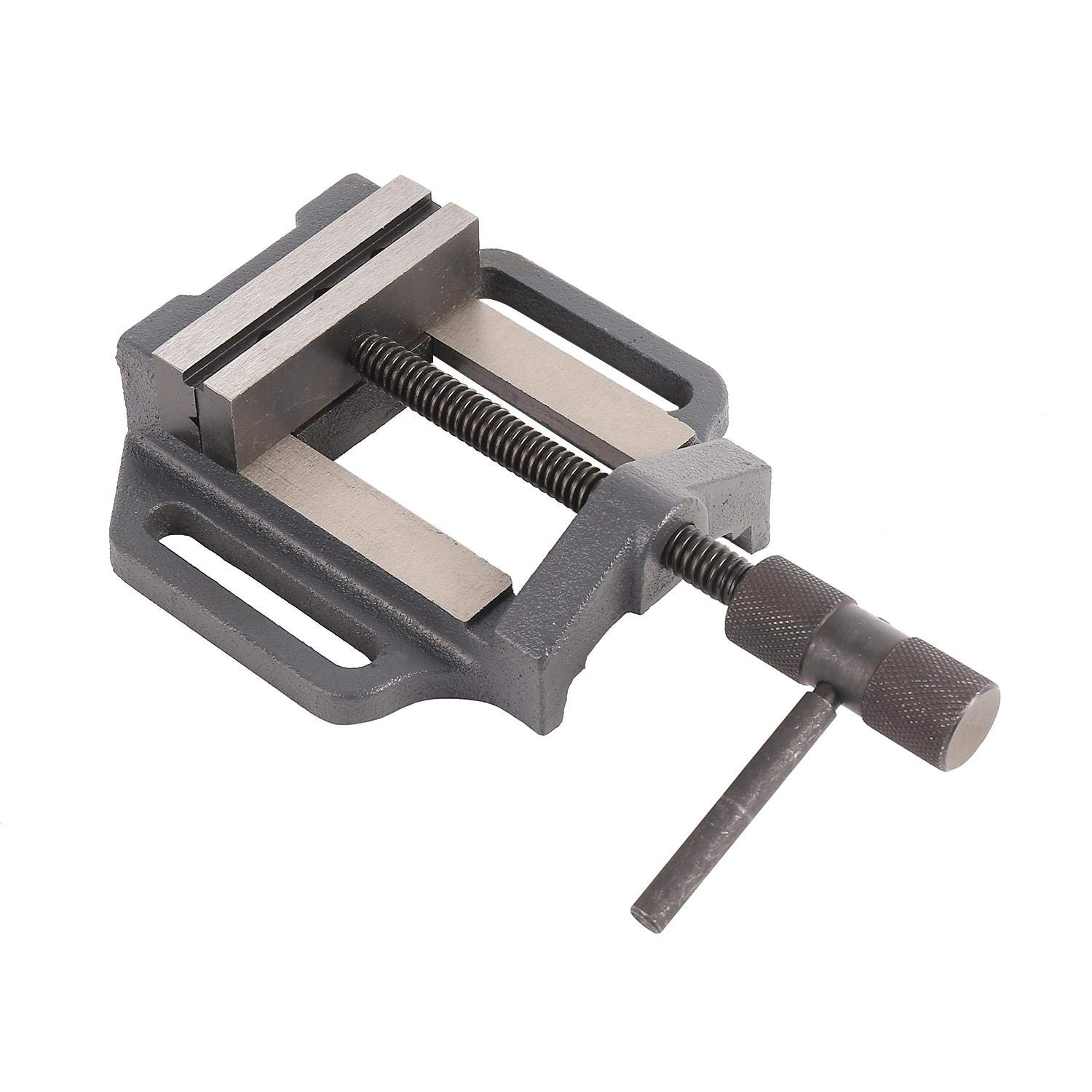 Morsa Per Trapano A Colonna TOPWAY 75 Mm – Ghisa Di Qualità Con Barra Di Guida, Per Laboratorio E Fresatrici, Modello TOPWAY 403273