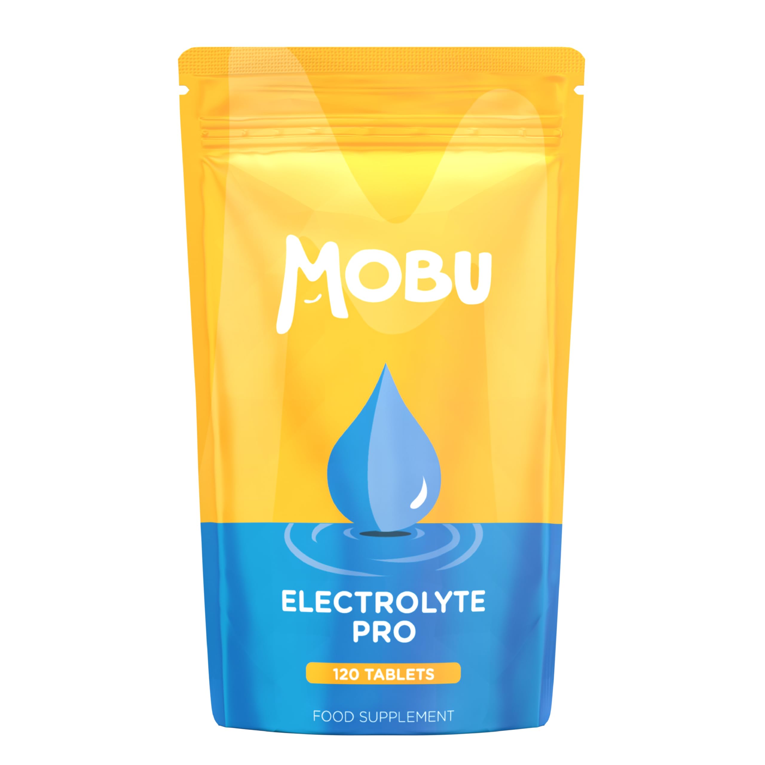 Electrolyte Pro 120 Tablets with Potassium, Calcium, Magnesium and Sodium | Salt Replacement, Cramp & Hydration Recovery | Salt Tablets | Vegan | GMP Approved | MOBU UK