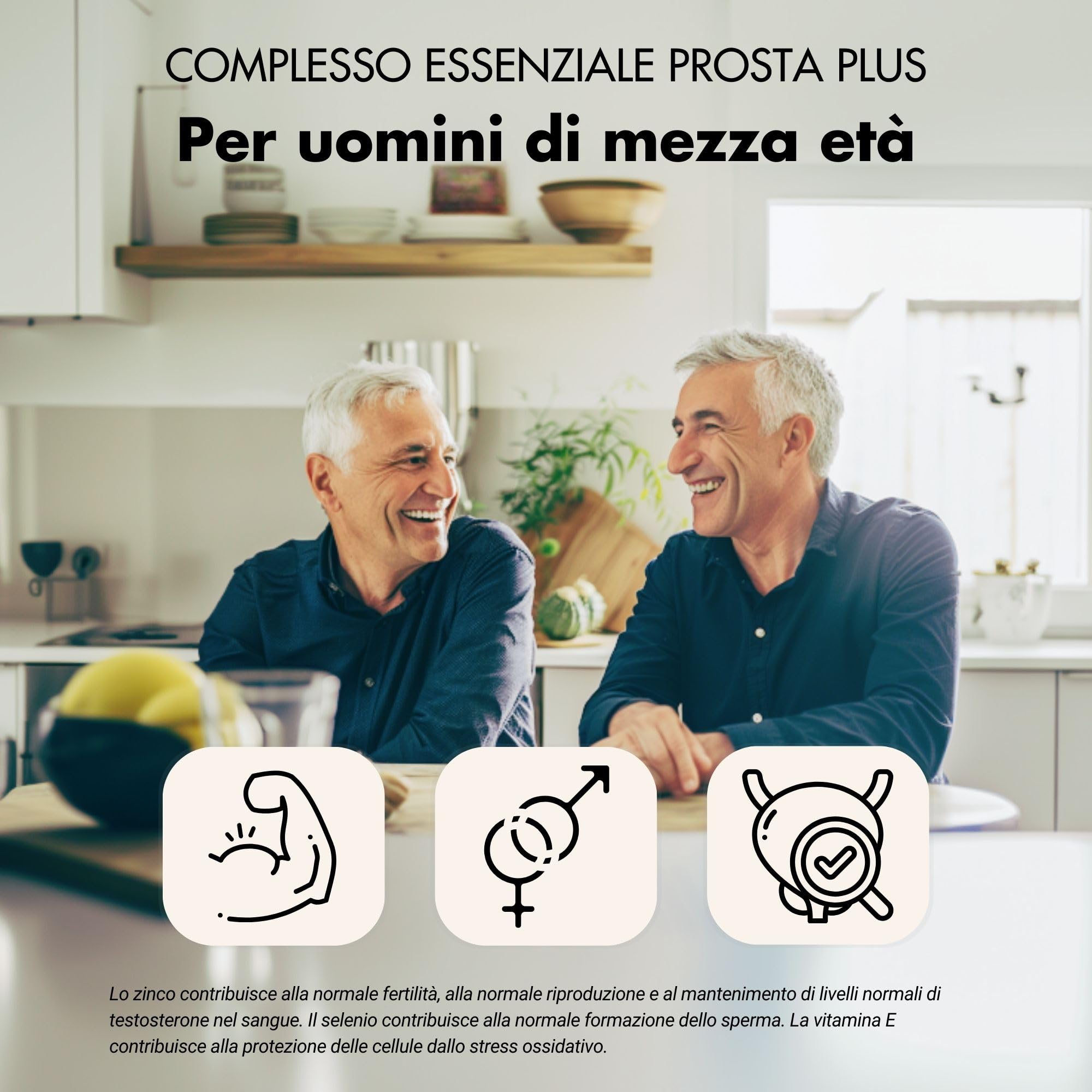 Prosta Plus Complex - 180 capsule ad alto dosaggio per la prostata - formula unica di semi di zucca, saw palmetto ed estratto di radice di ortica con zinco, vitamina E e selenio