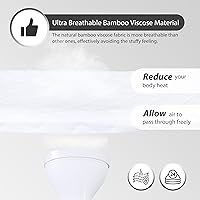 Vista 5 de Ruili Protector de colchón impermeable de viscosa de bambú, paquete de 2 fundas acolchadas y transpirables para colchón de bebé para bebé, colchón