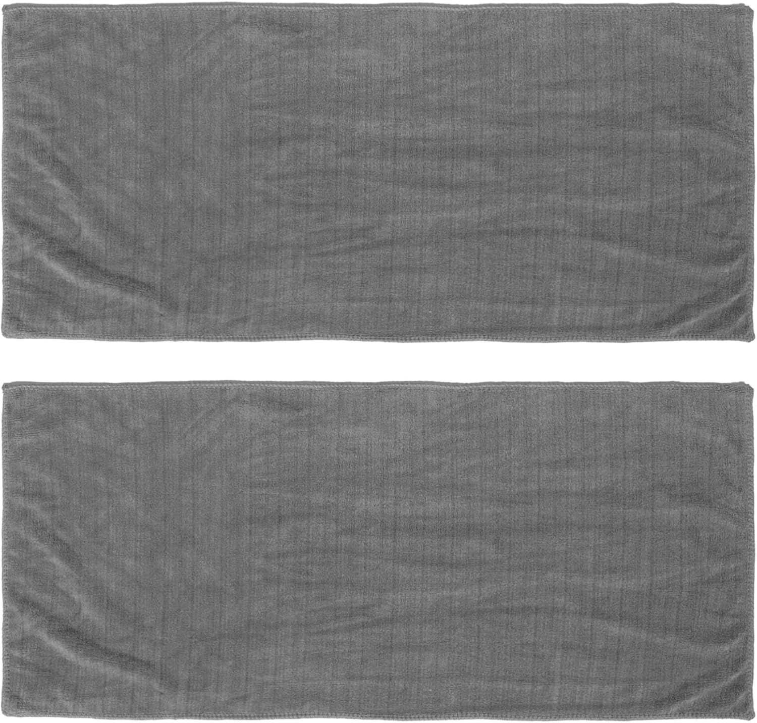 YARNOW 2Pcs Quick Drying Microfiber Gym Towels Ultra Absorbent Sports Towels for Yoga Camping and Workouts Comfortable Skin Friendly Fitness Accessories Grey