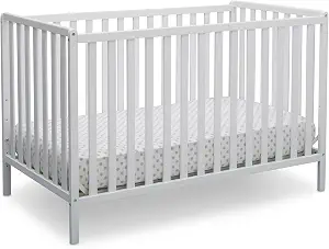 Delta Children Heartland 4-in-1 Convertible Crib - Bianca White