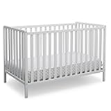 Delta Children Heartland 4-in-1 Convertible Crib - Greenguard Gold Certified, Bianca White