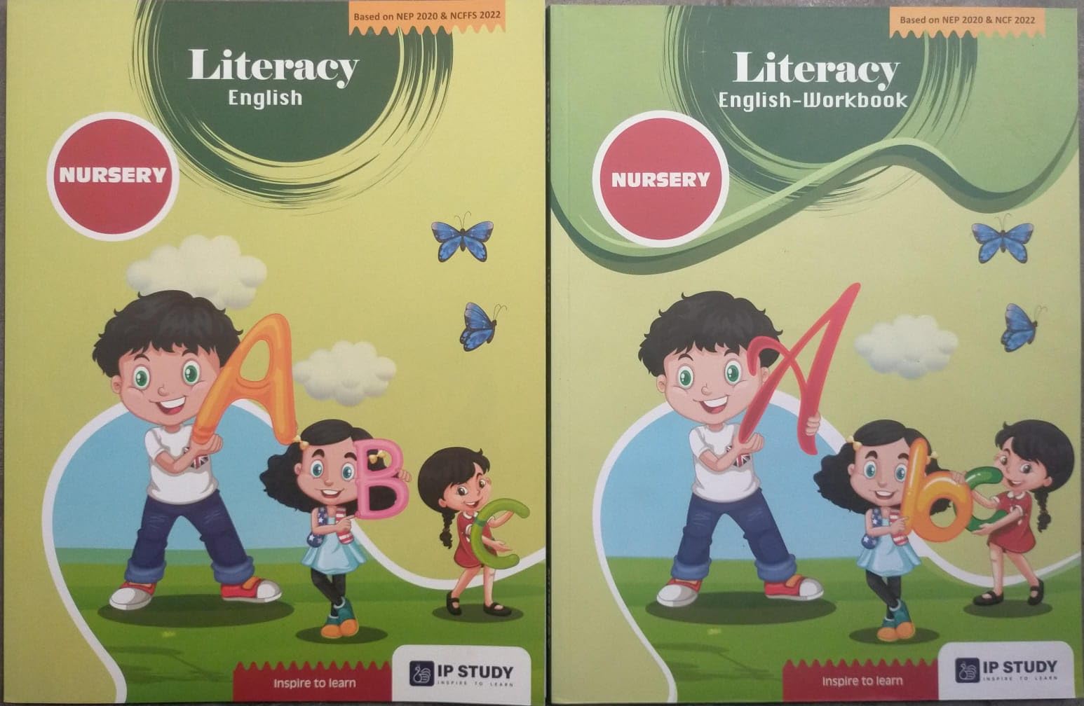 Little Star Nursery Literature English Text Book and Work Book set of 2 Book