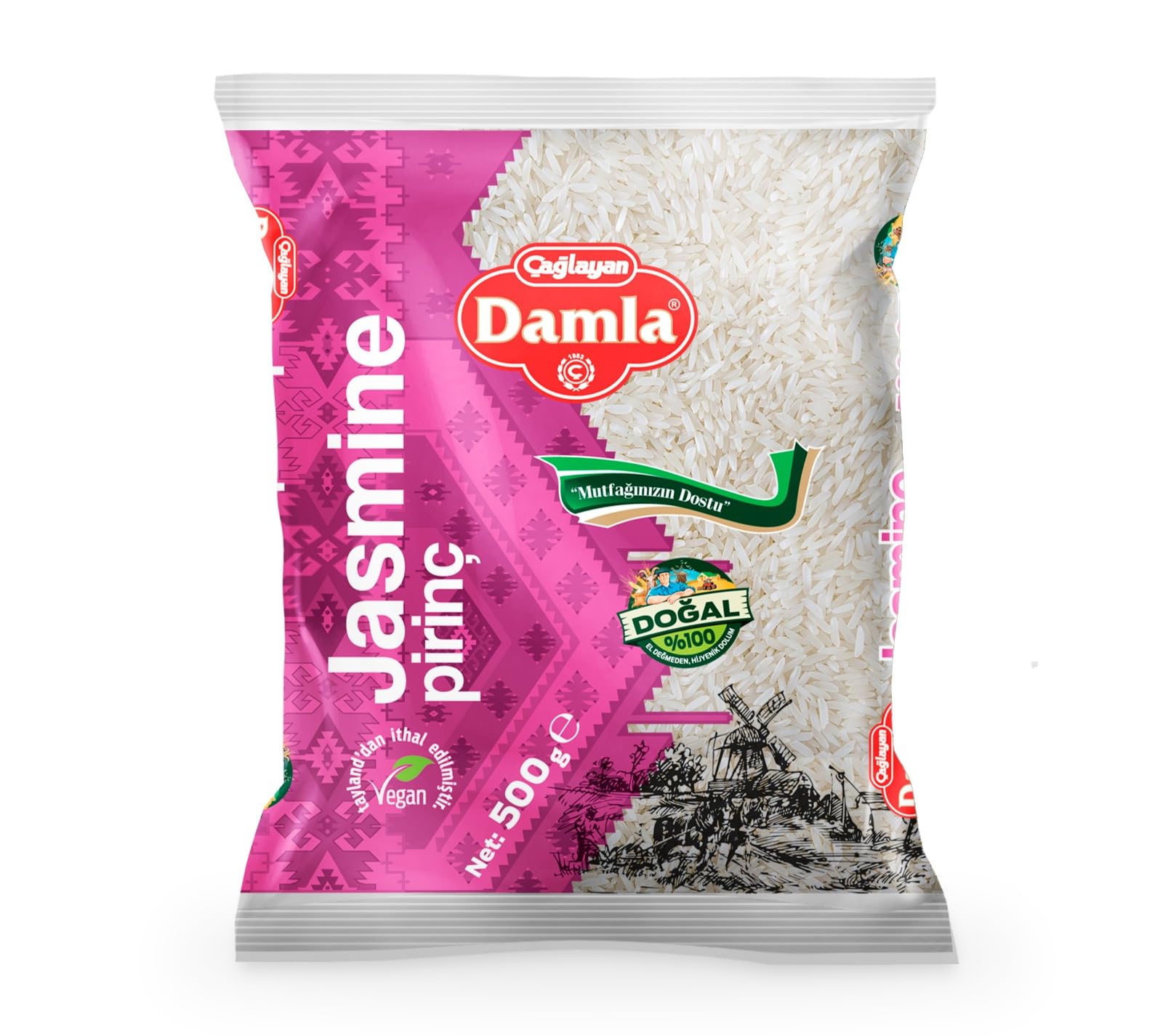 Damla Jasmin Pirinç 500 gr