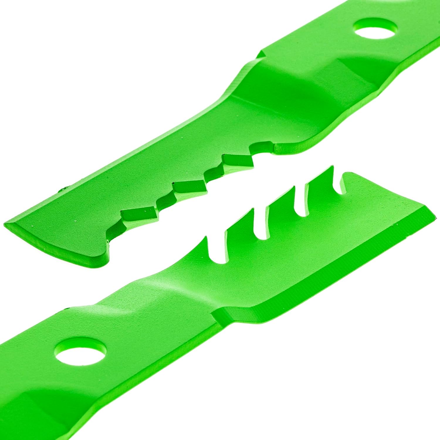 8TEN LawnRAZOR Blade for John Deere X949 Z445 Z520A Z535R Z540R M653 X710 54 Inch Deck M135334 (Toothed Mulching) 3 Pack