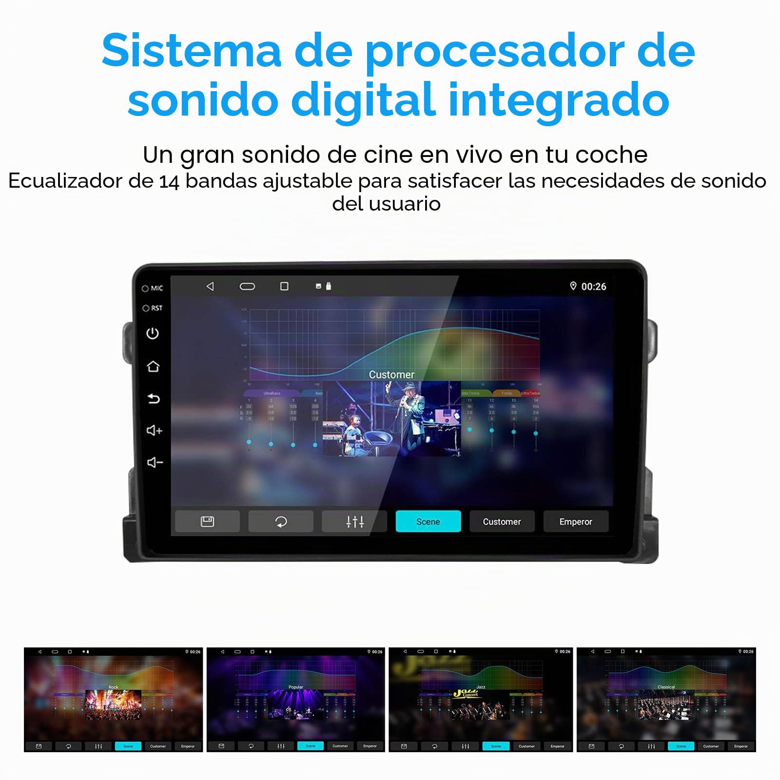 Autoradio Android 9 Pulgadas para Suzuki Grand Vitara 2006-2013 con CarPlay