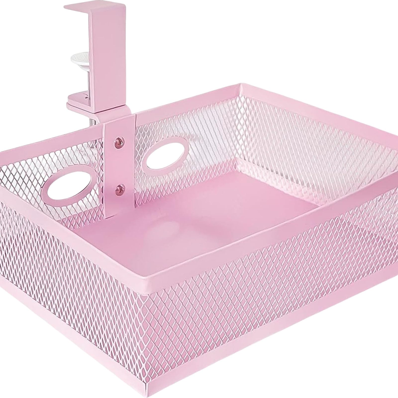 YWLUUOO 360 Degree Rotating Tray Practical Metal Wire Basket Practical Desk Space Management Tool for Home and Use Metal Wire Basket