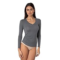 Lovable Maglia Manica Lunga Scollo a V Profondo e Finiture Invisibili
