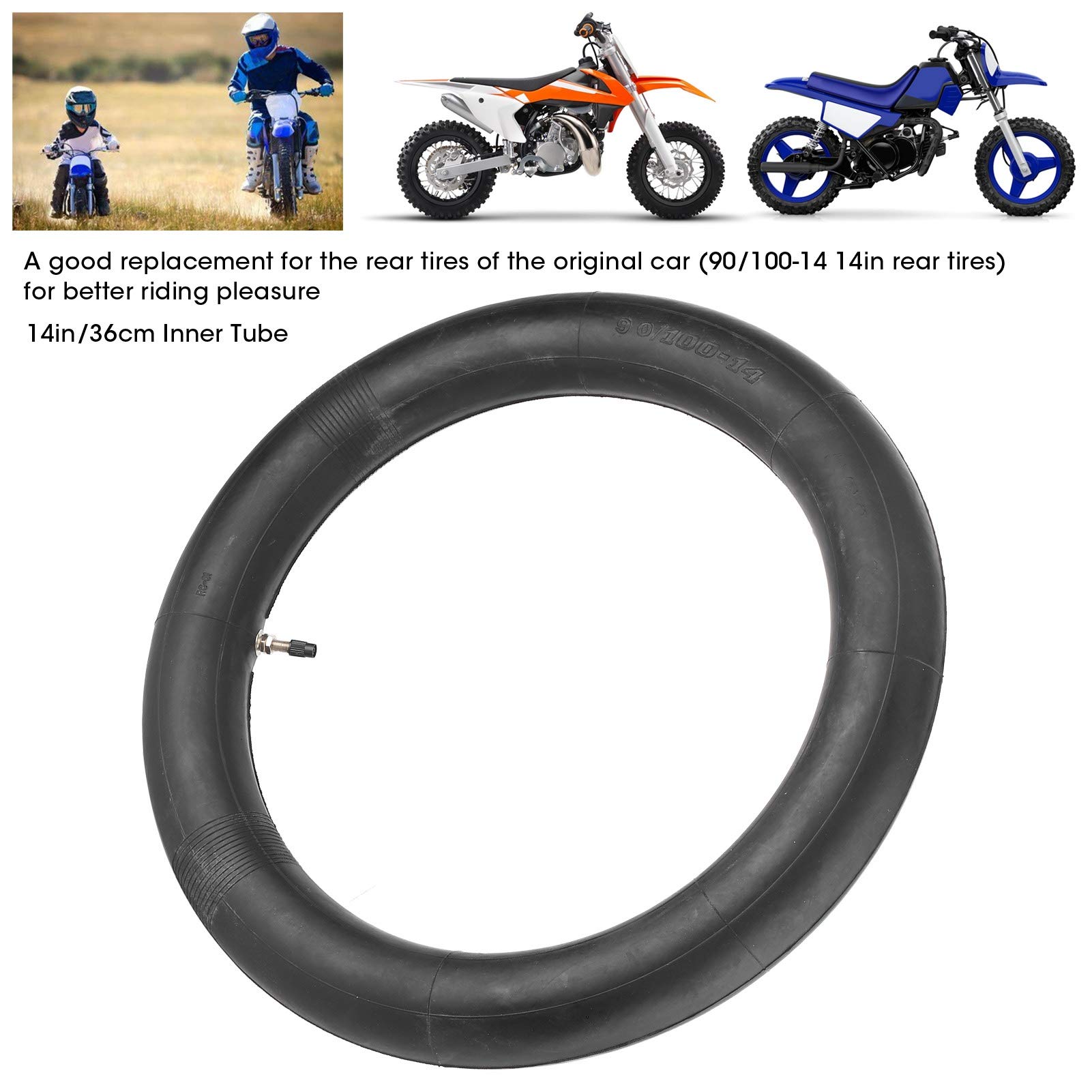 Neumático Trasero 90/100-14 PIT PRO Drit Bike Caucho Negro