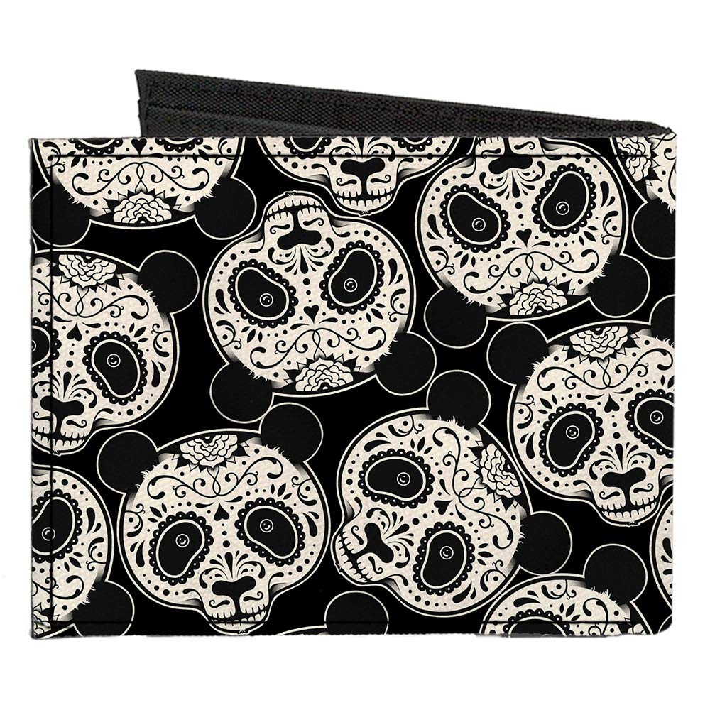 Buckle-Down Men's Standard Canvas Bifold Wallet Panda, 4.0