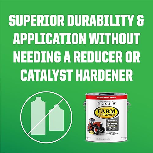 Vista 143 de Rust-Oleum Farm & Implement 280165-2PK - Pintura esmaltada, galón, negro brillante, paquete de 2