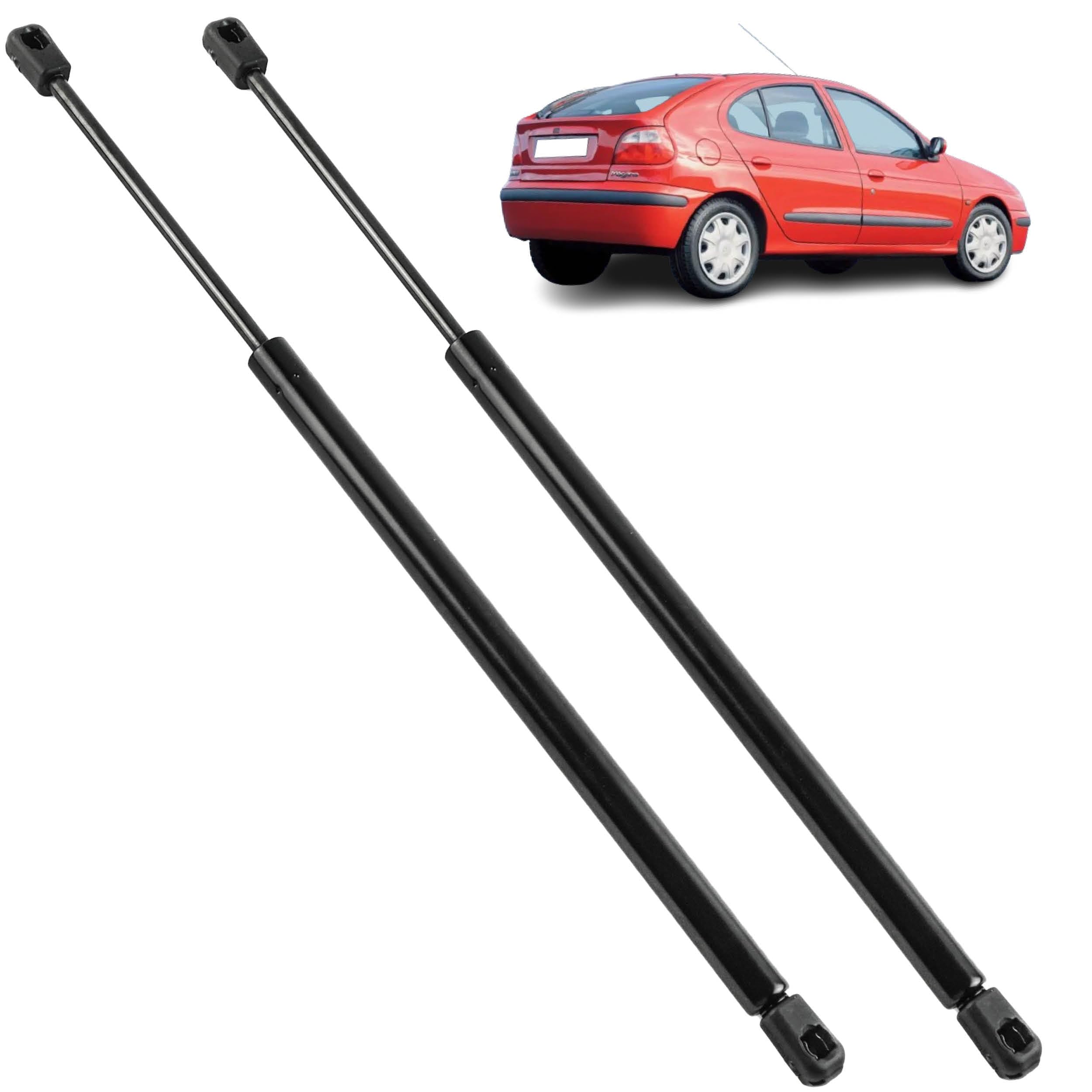 2 pistoncini portellone compatibile per Megane 1 (1995-2002) ammortizzatori cofano posteriore. 7700828451, 7700843698
