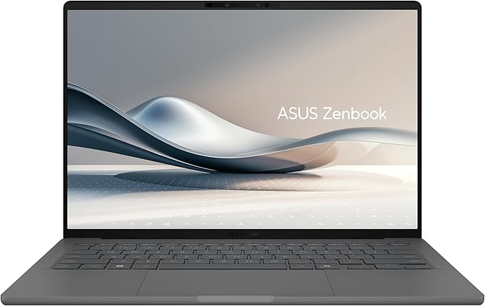 ASUS Zenbook A14 UX3407QA#B0DXQDJYCD, Notebook con Monitor da 14" OLED Glossy, 60Hz, Snapdragon® X X1-26-100, RAM 16GB, 1TB SSD, Win11 Home, Grigio