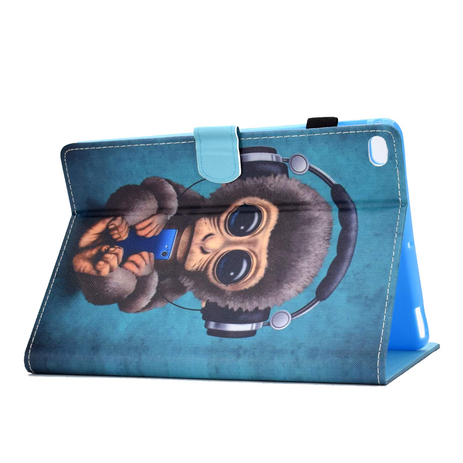 Custodia In Pelle Per IPad Air 1 E Air 2 (9,7") – Multi Angolo, Tasca Portadocumenti, Nero - 6