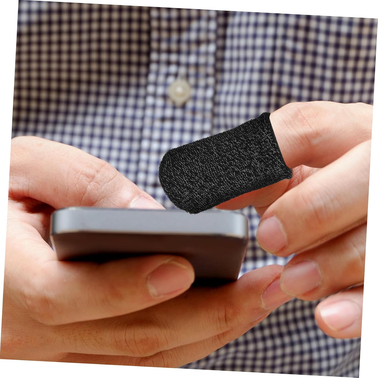 STOBOK 1Set Mobile Game Controller Gaming Triggers Finger Sleeves Comfortable and Breathable Design for Enhanced Mobile Gaming Experience