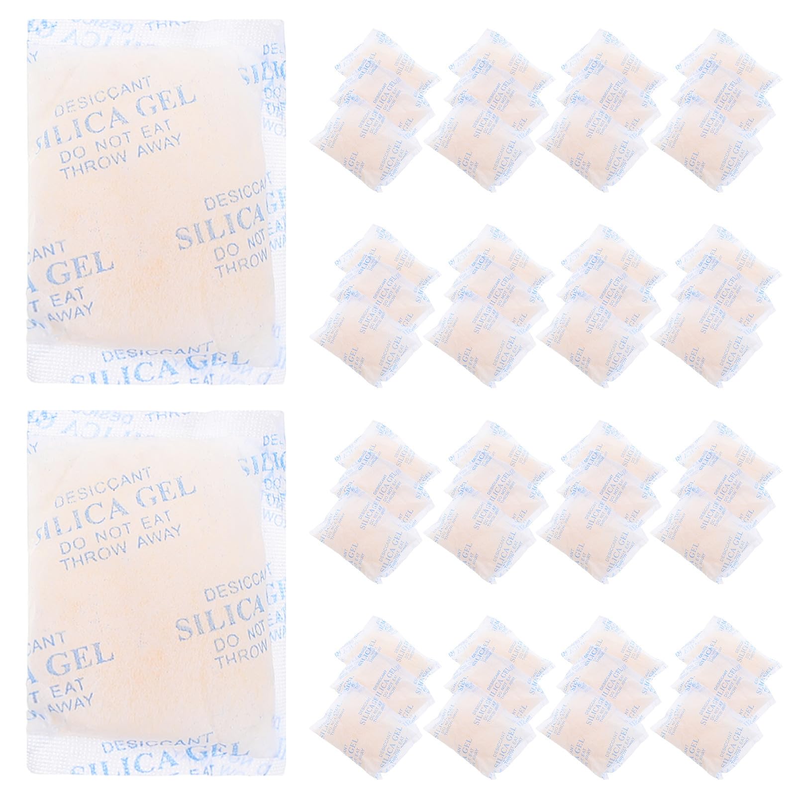 Desecante Alimenticio de Gel de Sílice 50 Unidades 20g