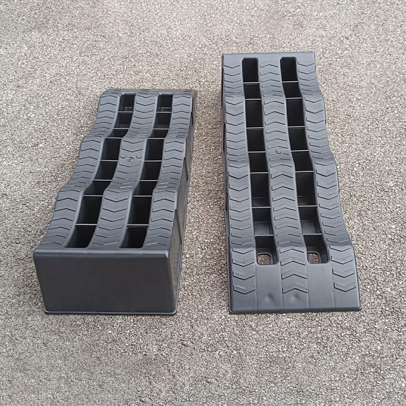 Cales de Roues (Mise à Niveau) pour Camping-Cars, caravanes, Vans, Voitures et remorques (5 tonnes - Jeu de 2) - Ideal-Cover®