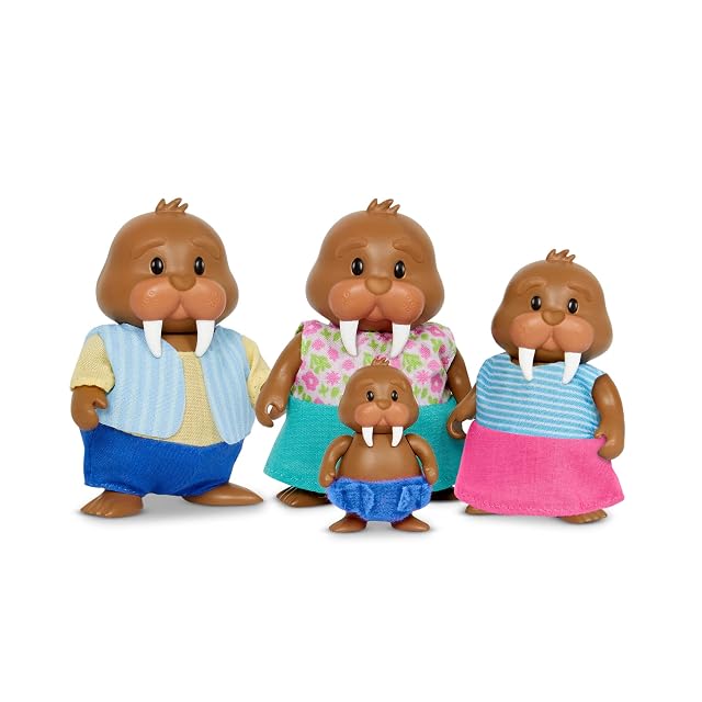 Foto 2 de 6 de Li’l Woodzeez, Familia de morsas de Tuskaroo con Libro de Cuentos