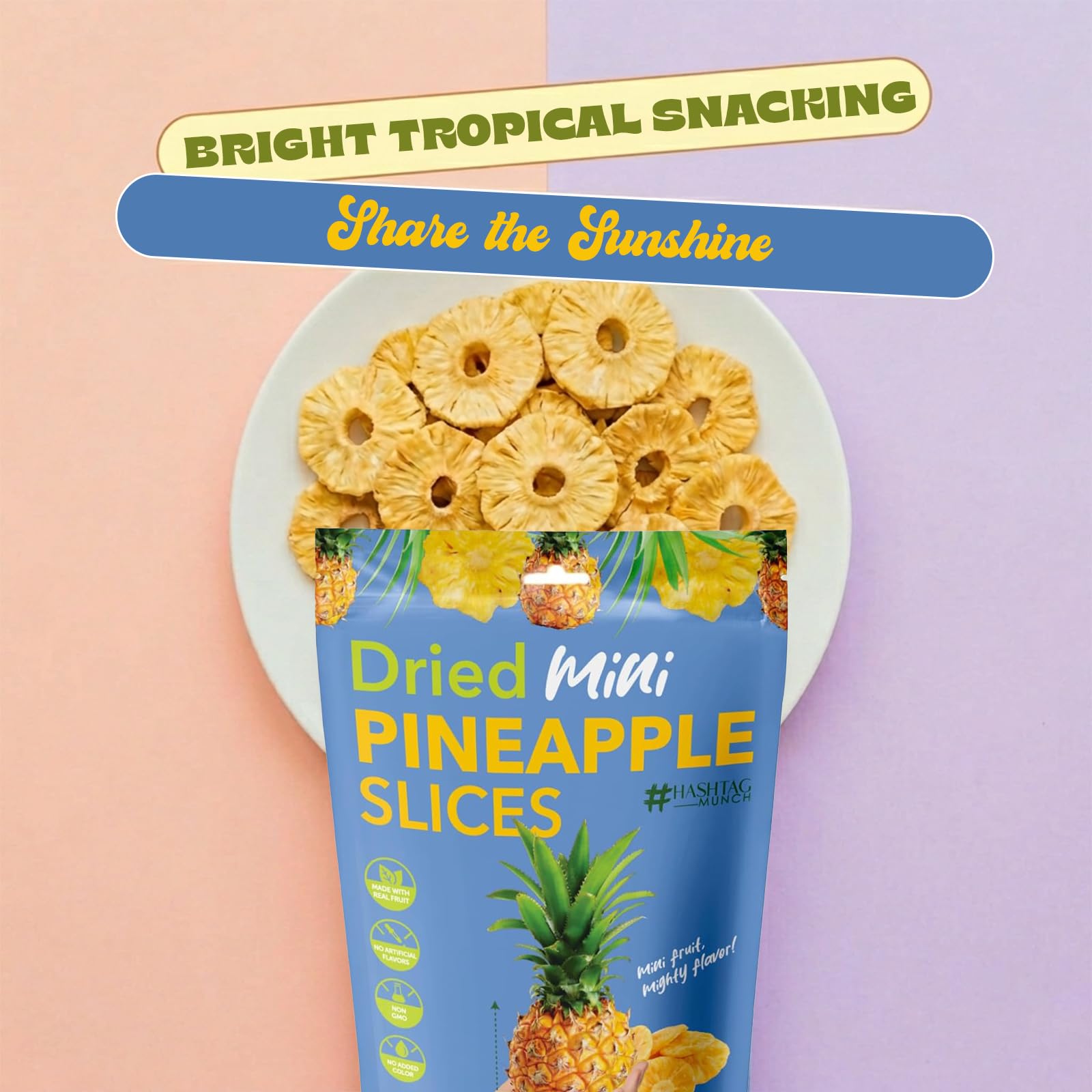 Amazon.com: Life Plus Style Gourmet Hashtag Munch Dried Mini