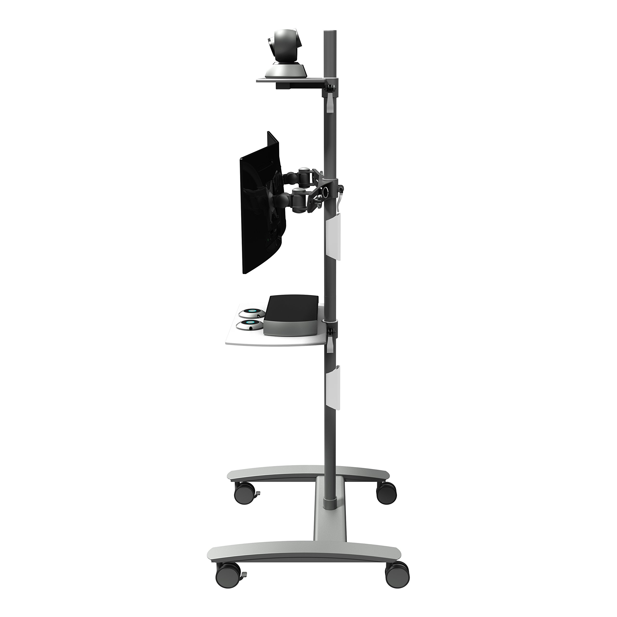 Dataflex 52.722 ViewMate Combo Konferenztrolley Silber