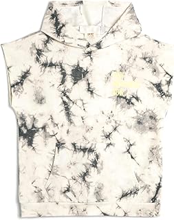 توب كات قطن كلاسيكي بغطاء للرأس بدون أكمام وجيب كانجارو للأولاد من كوتون