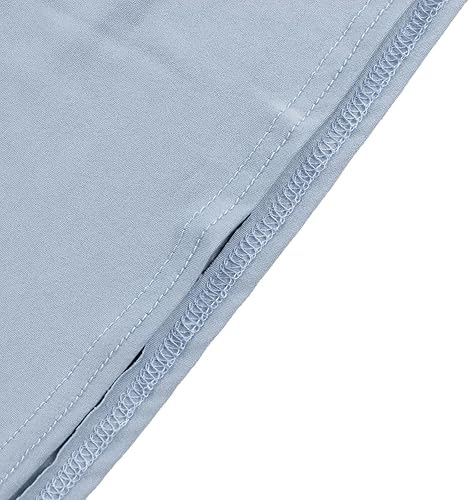 Vista 163 de Efavormart - Marco de fondo redondo de elastano de 7 pies, cubierta de arco de boda de 2 lados Blanco