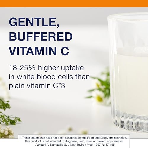 Vista 3 de Metagenics Polvo de vitamina C ultra potente - Suplementos de apoyo inmunológico* - Suave para el estómago - con bioflavonoides, L-glutatión