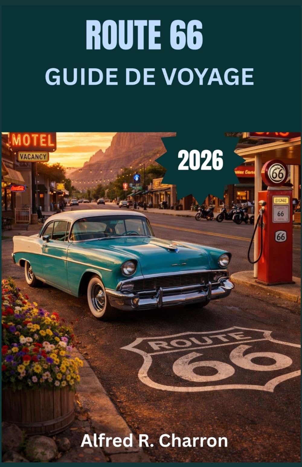 ROUTE 66 GUIDE DE VOYAGE: Voitures classiques, villes oubliées et la route qui a façonné une nation