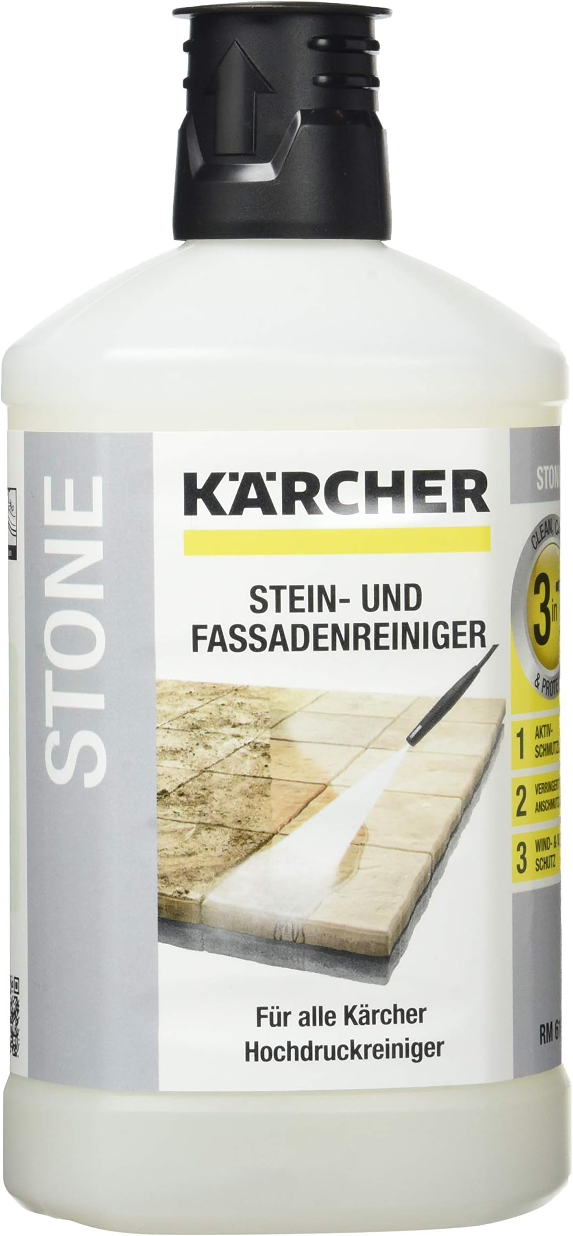 Karcher Genuine Stone & Facade Cleaner Plug 'n' Clean 3 in 1 Detergent