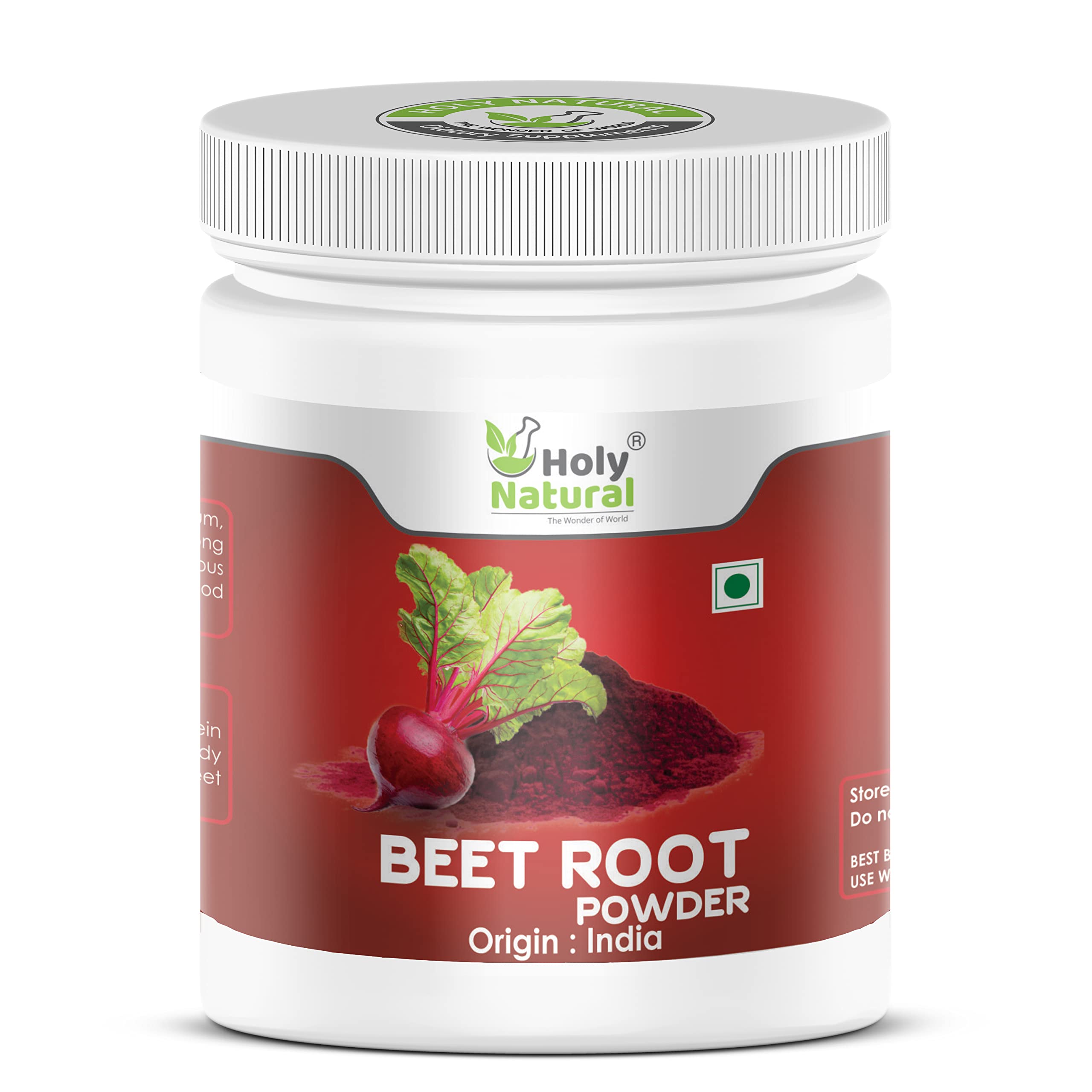 Holy Natural Beet Root Powder - 250 Gm (Jar) | Make it Smoothies, Juice, candy, Cakes, also use in skin and lips care products, etc.-image-45