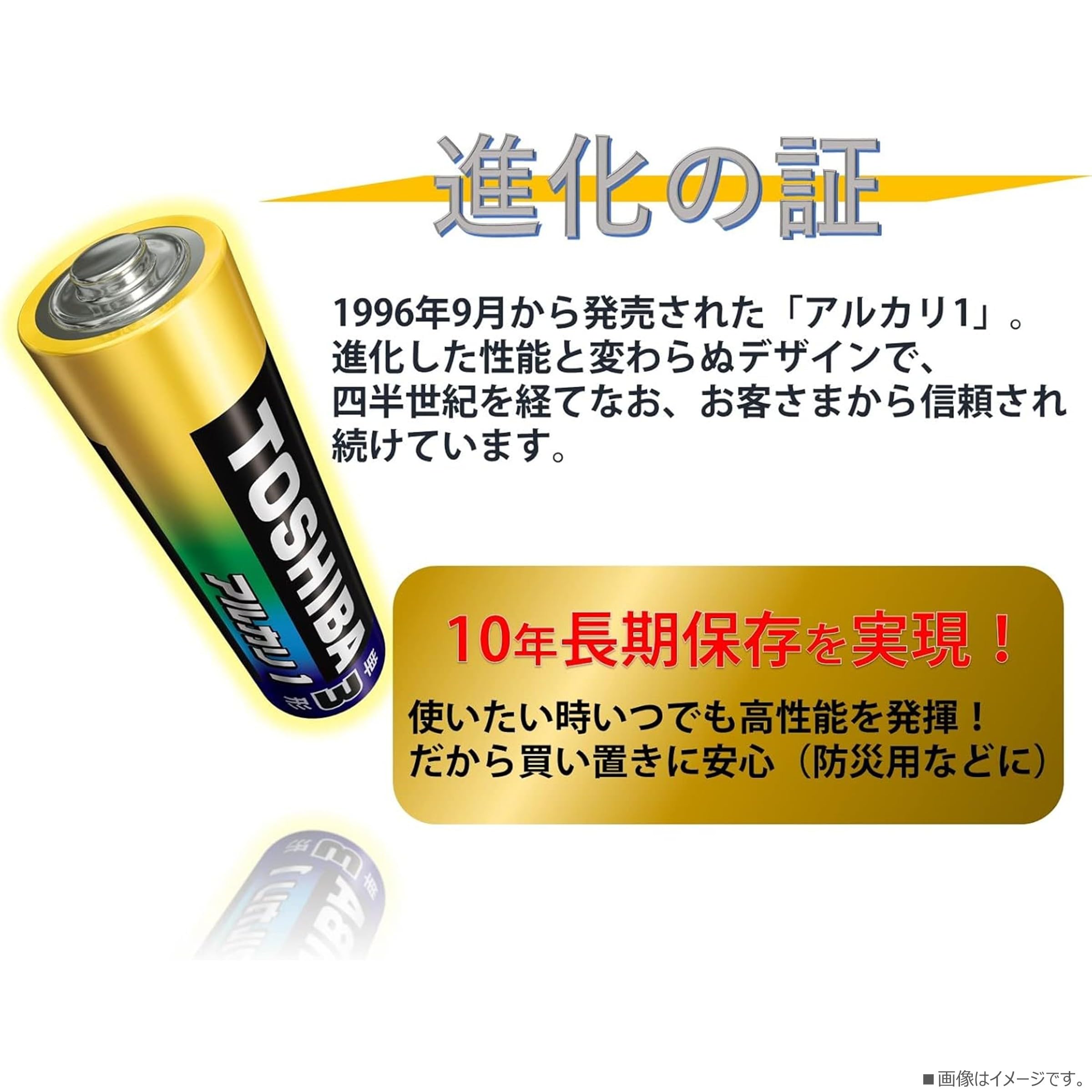 Amazon | TOSHIBA(東芝) アルカリ乾電池 単4形 大容量 48本 1.5V 使用