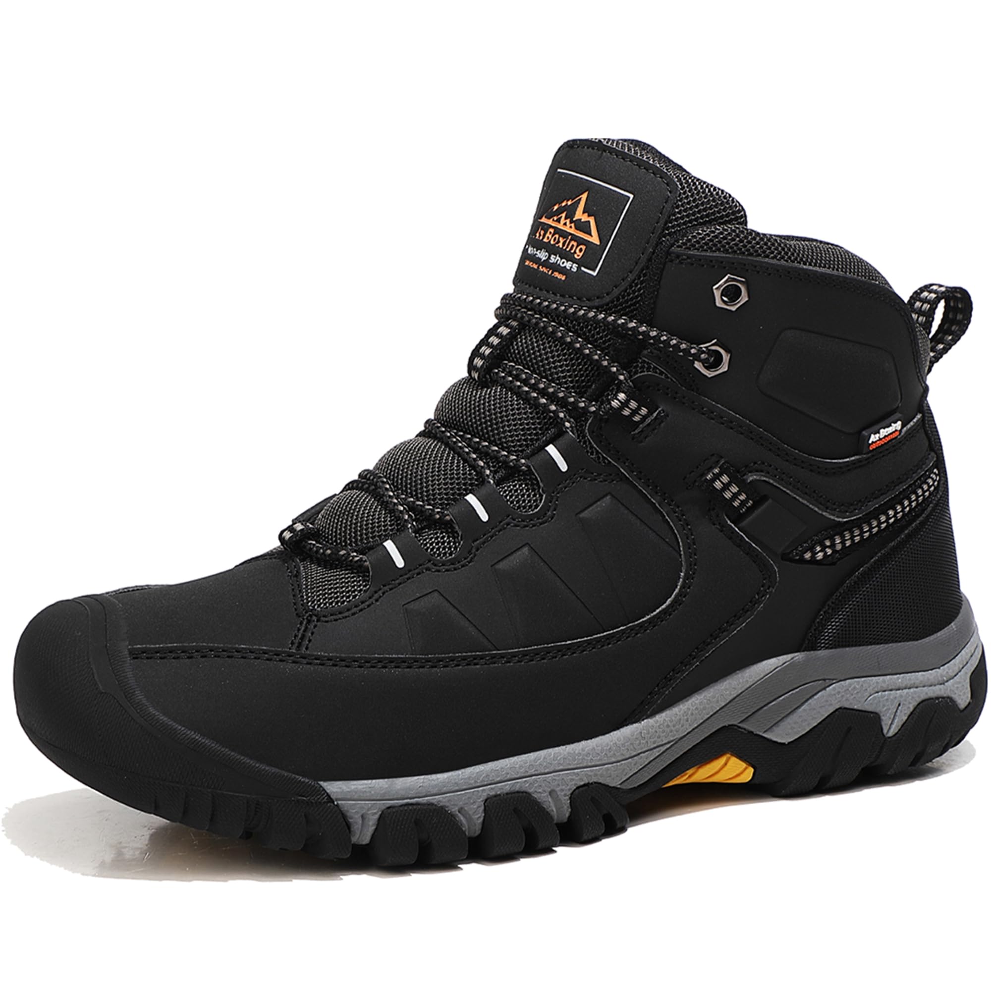 AX BOXING Scarpe Uomo Invernali Caldo Fodera Stivali Antiscivolo Scarponcini Uomo Invernali Scarpe Trekking Stivaletti Taglia 41-46 EU