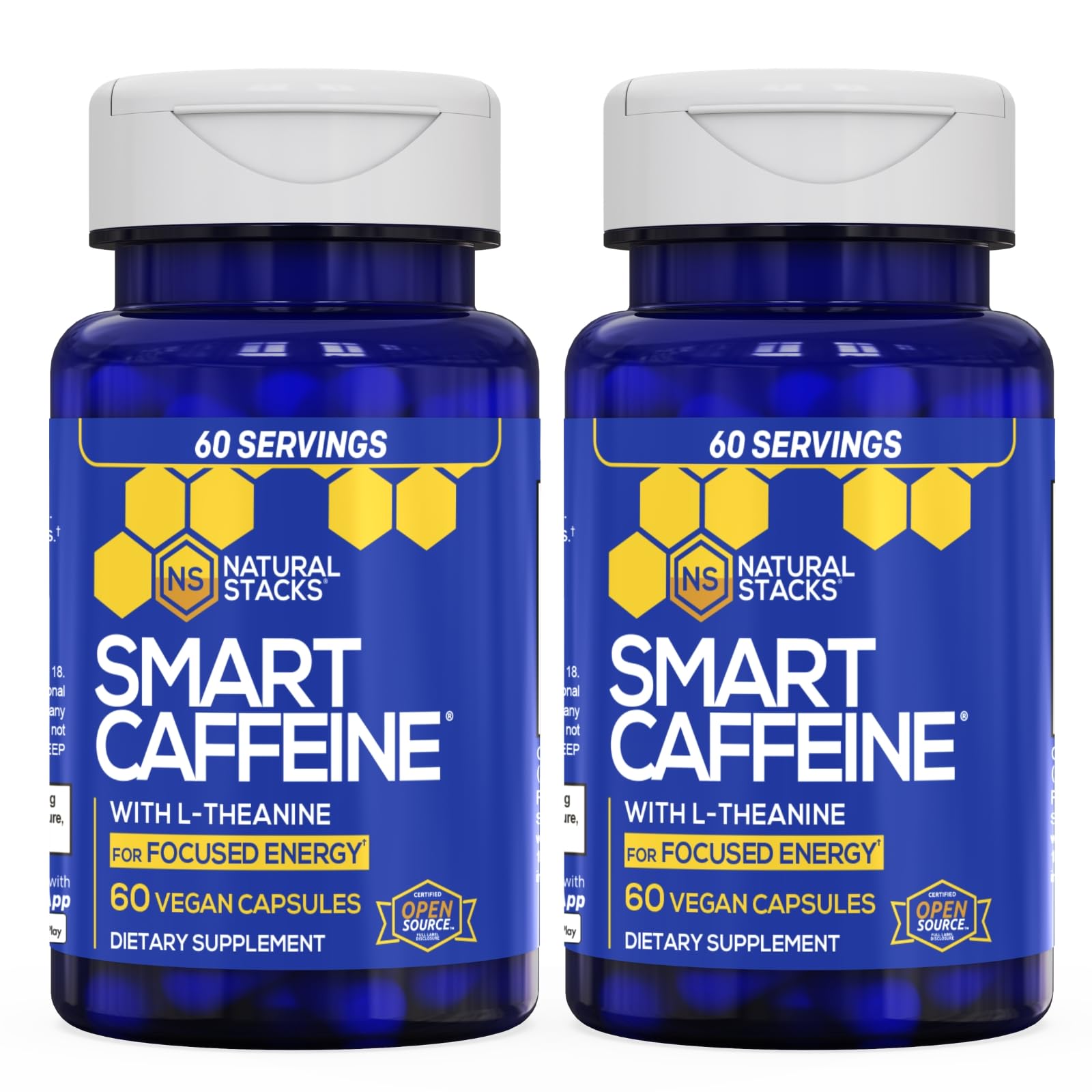 Smart Caffeine Pills w/ L-Theanine 200mg, Energy & Focus Support - 60 Count — Amazon image 11