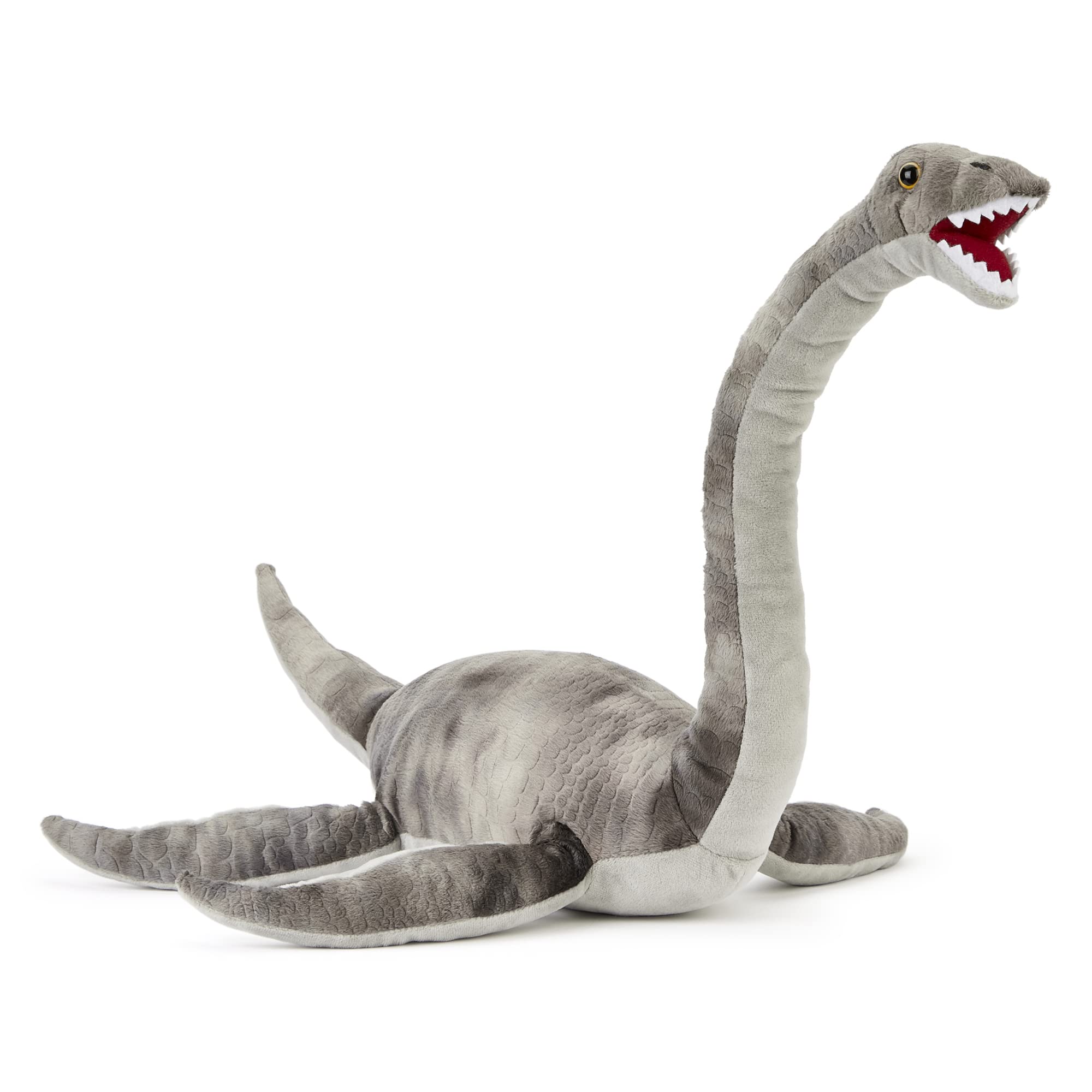Zappi Co Children's Realistic Lifelike Large Plush Toy - Soft & Cuddly Stuffed Animal for Boys and Kids (48cm Width) (Plesiosaur)