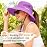ZOORON Women\'s Ponytail Safari Sun Hat,Wide Brim UV Protection Outdoor Bucket Hat,Foldable Beach Summer Fishing Hat