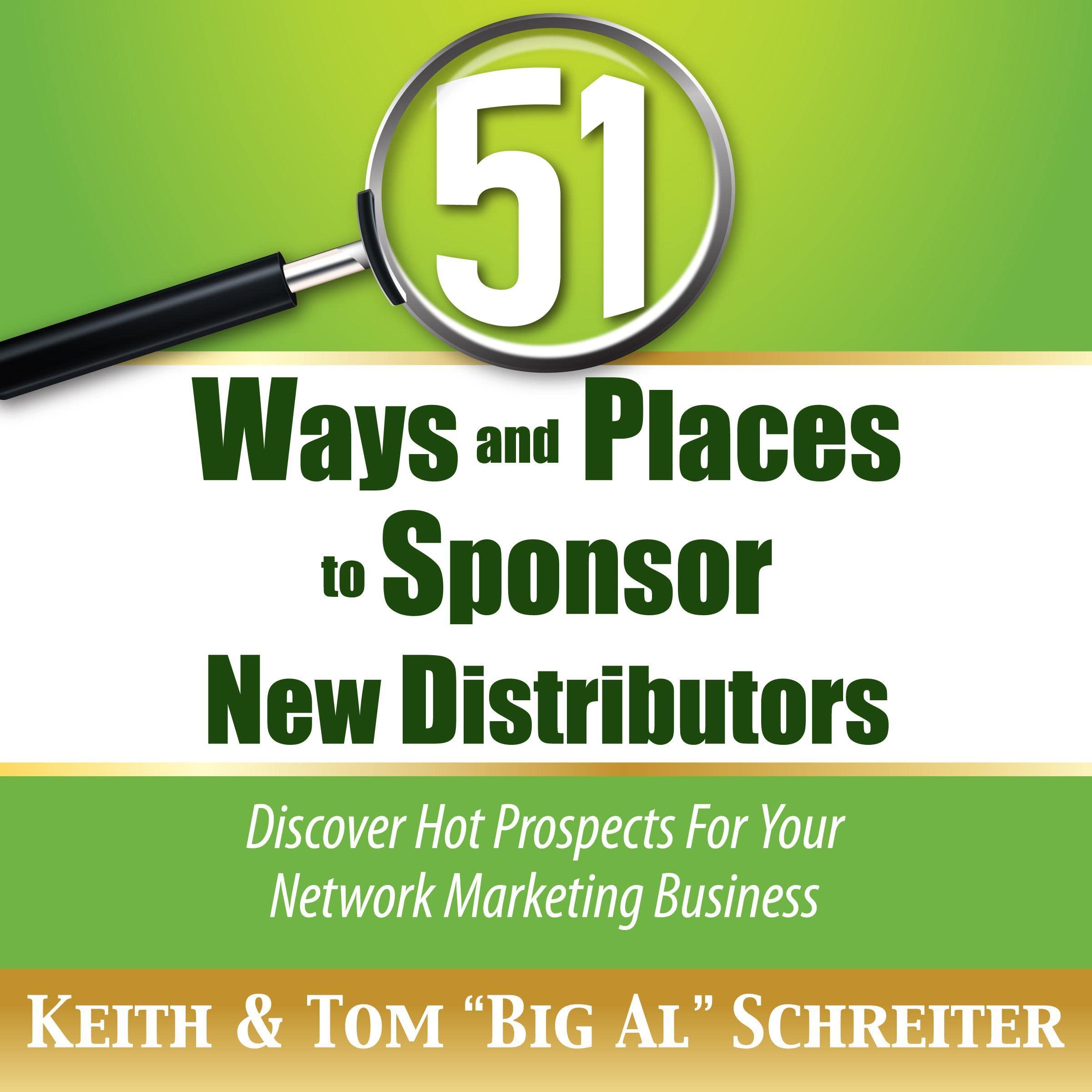 Cover art for 51 Ways and Places to Sponsor New Distributors