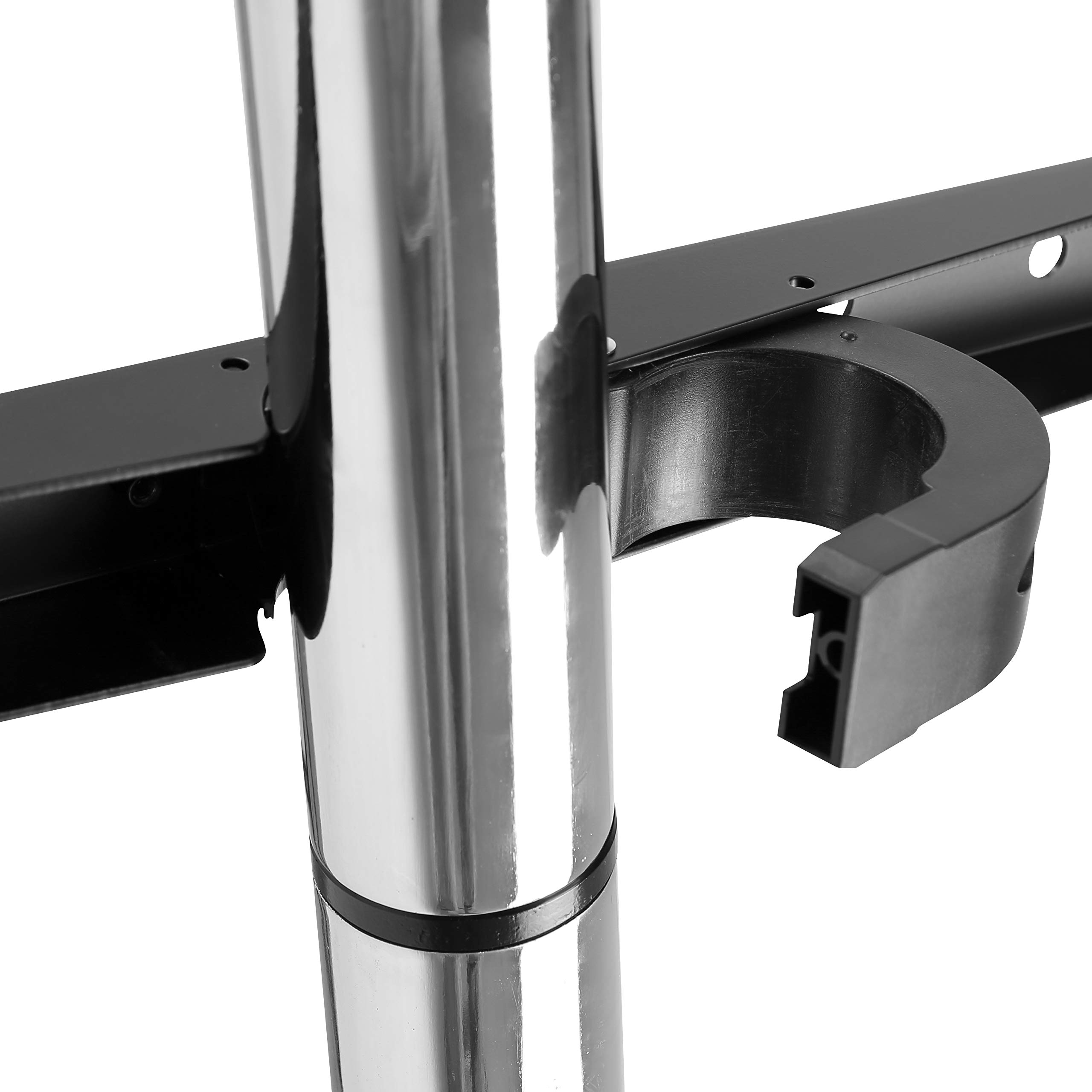LogiLink BP0080 TV-Halterung Ständer (49-70 Zoll) V-Base, chrome